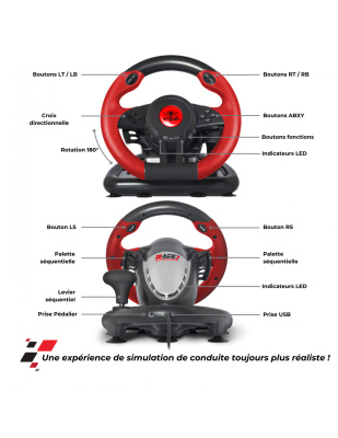 Spirit of Gamer RACE WHEEL PRO 1 - Kormány + Pedál