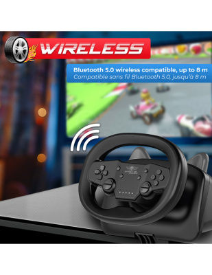 Spirit of Gamer RACE WHEEL PRO AIR - Gamer Kormány - Fekete