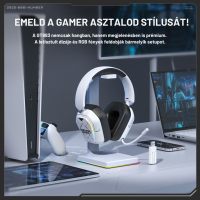 Onikuma GT883 4-Mode Vezeték Nélküli Gamer Headset