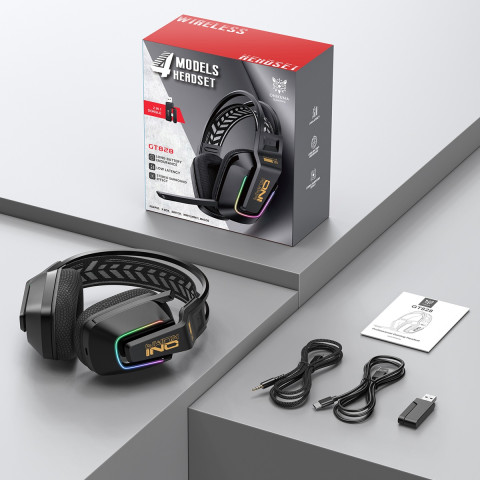 Onikuma GT828 4-Mode Vezeték Nélküli Gamer Headset