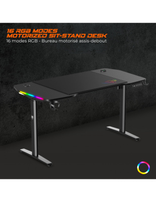 Spirit of Gamer Headquarter 900 - Gamer Asztal - 140 x 70 cm