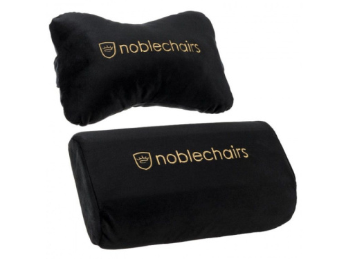 Noblechairs CUSHION Set Black/Gold Gamer Szék Párnaszett