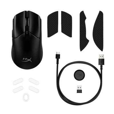 HYPERX Pulsefire Haste 2 Mini - Vezeték Nélküli Gamer Egér - Fekete