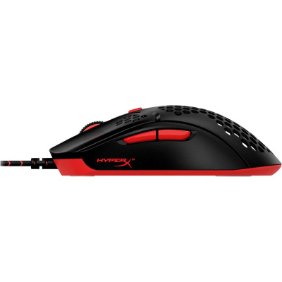 HYPERX Pulsefire Haste - Gamer Egér - Fekete/Piros