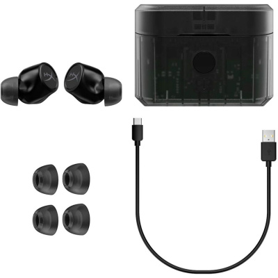 HYPERX Cirro Buds Pro - Vezeték Nélküli Bluetooth Gamer Fülhallgató - Fekete