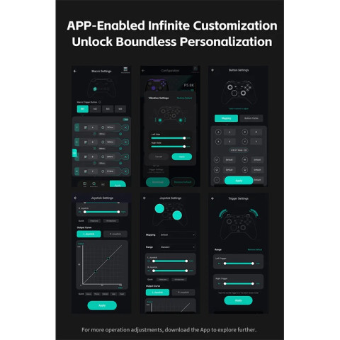 PXN-P5 8K Vezeték Nélküli Gamepad Kontroller PS5