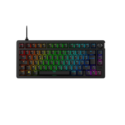 HYPERX Alloy Rise 75 - Red Switch - Mechanikus Gamer Billentyűzet - Angol Kiosztás!