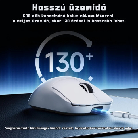 MCHOSE A5 PRO MAX Vezeték Nélküli 26000 DPI-s Gamer Egér - Fekete