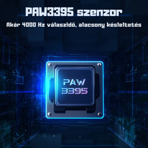 MCHOSE A5 PRO MAX Vezeték Nélküli 26000 DPI-s Gamer Egér - Fekete