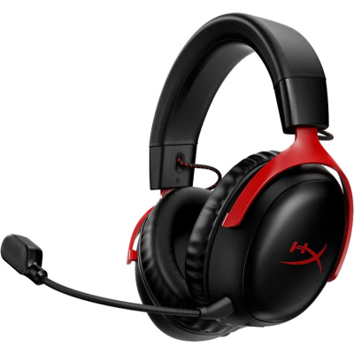 HYPERX Cloud III - Vezeték Nélküli Headset - Fekete/Piros