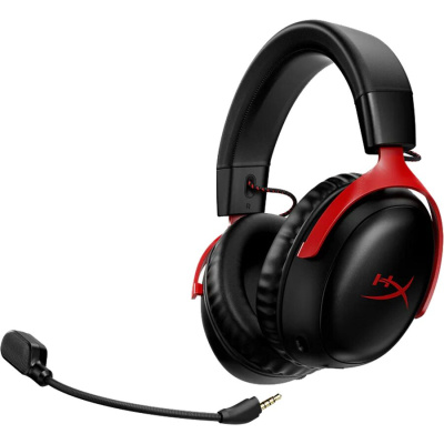 HYPERX Cloud III - Vezeték Nélküli Headset - Fekete/Piros