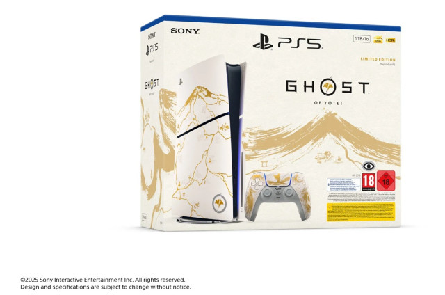 Sony PlayStation 5 Slim Lemezes Ghost of Yōtei Gold Limited Edition Bundle (PS5)