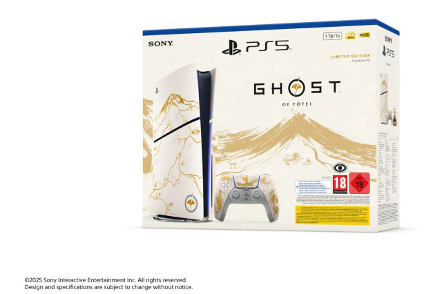 Sony PlayStation 5 Slim Lemezes Ghost of Yōtei Gold Limited Edition Bundle (PS5)