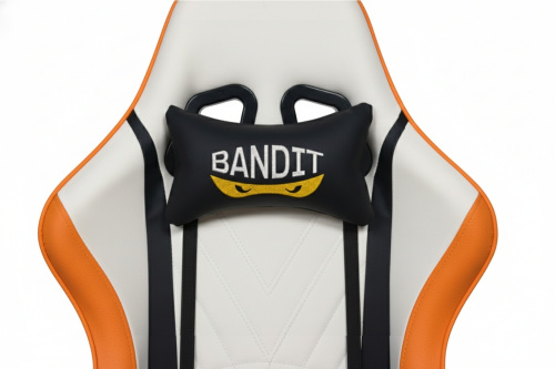 BANDIT Blaze Gamer szék Fehér/Narancs/Fekete