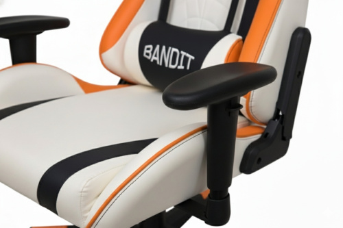 BANDIT Blaze Gamer szék Fehér/Narancs/Fekete