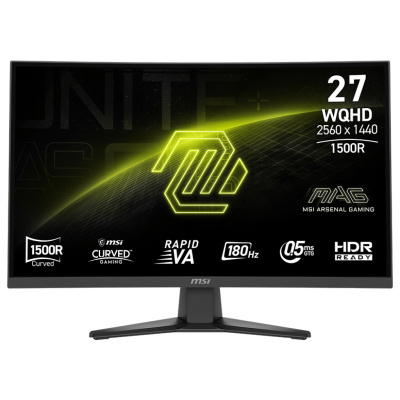 MSI MAG 275CQF E18 Ívelt Gamer Monitor 180Hz - 27"