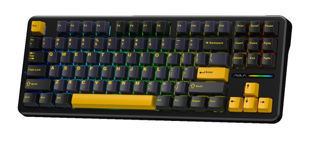 AULA F87 Vezeték Nélküli Mechanikus Gamer Billentyűzet