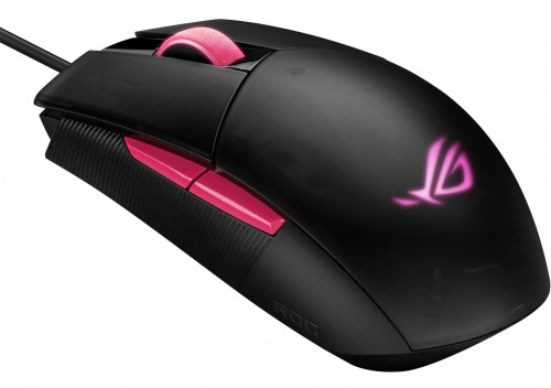 ASUS ROG Strix Impact II Optikai Gaming Egér - Electro Punk