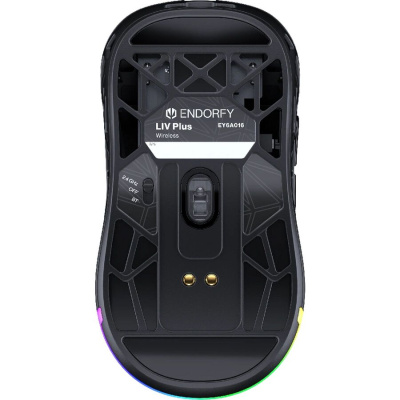 Endorfy LIV Plus - Vezeték Nélküli Gamer Egér + Dokkoló - Fekete
