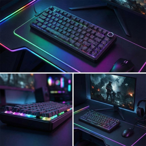 AULA F75 Vezeték Nélküli Mechanikus Gamer Billentyűzet