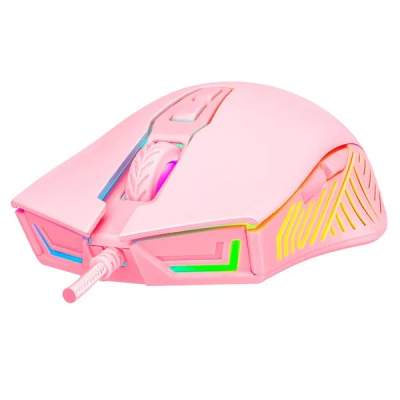 Rampage SMX-G68 SPEAR - Gamer Egér - Pink