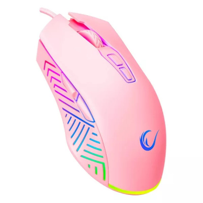 Rampage SMX-G68 SPEAR - Gamer Egér - Pink