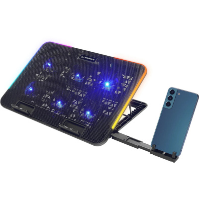 Rampage SIXPOWER R9 - Laptop/Notebook Hűtőpad - 15,6"-ig