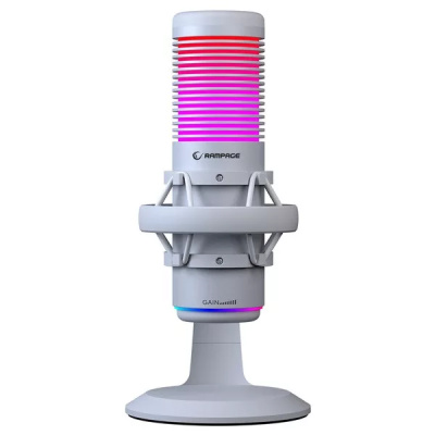 Rampage BEMOL Gamer/Stramer Mikrofon - Fehér