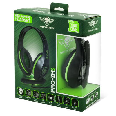 Spirit of Gamer PRO-XH5 - Gamer Headset - Fekete