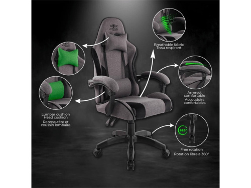 Spirit of Gamer ARENA Dark Grey - Gamer Szék