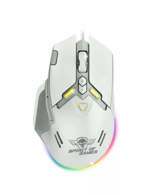 Spirit of Gamer ELITE-M60 White - Gamer Egér - Fehér