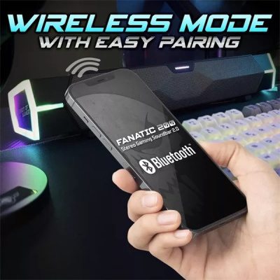 Spirit of Gamer Fanatic 200 - Bluetooth Hangszóró 2.0 - Fekete