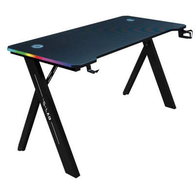 The G-Lab K-DESK SULFUR - Gamer Asztal - 120x60cm - Fekete