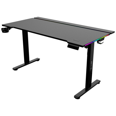 The G-Lab K DESK PLATINIUM - Állítható Motoros Gamer Asztal - 140x75cm