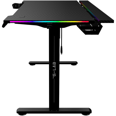 The G-Lab K DESK PLATINIUM - Állítható Motoros Gamer Asztal - 140x75cm