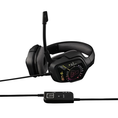The G-Lab KORP COBALT 7.1 EX - Gamer Headset - Fekete