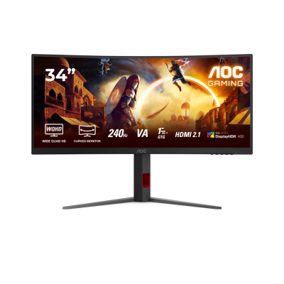 AOC CU34G4Z Ívelt Gamer Monitor 240Hz - 34"