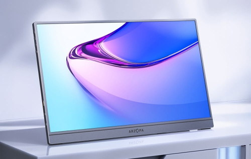 Arzopa A1S Hordozható Monitor - 14.0" - Ezüstszürke