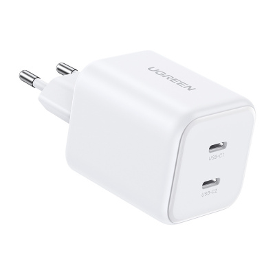 Ugreen X526 USB-C Gyorstöltő GaN Hálózati Adapter 45W - Fehér