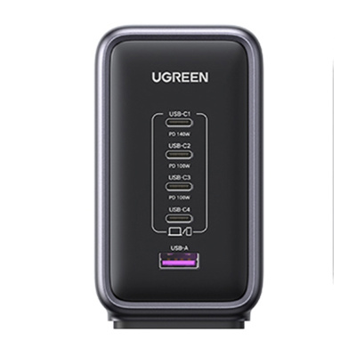UGREEN CD333 Nexode USB + USB-C GaN Gyorstöltő Hálózati Adapter 300W - Fekete