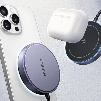 UGREEN W703 MagSafe Mágneses Vezeték Nélküli Gyorstöltő 15W