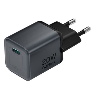 Vention USB-C GaN Gyorstöltő Hálózati Adapter 20W (szürke)
