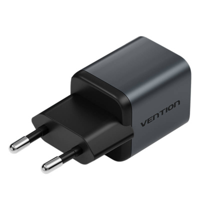 Vention USB-C GaN Gyorstöltő Hálózati Adapter 20W (szürke)