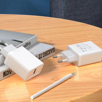 Vention FACW0-EU USB Gyorstöltő Hálózati Adapter 22.5W - Fehér