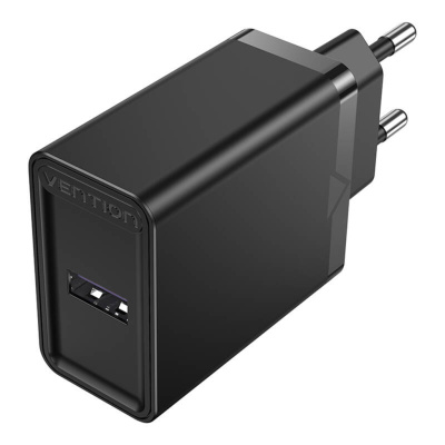 Vention FACB0-EU USB Gyorstöltő Hálózati Adapter 22.5W - Fekete