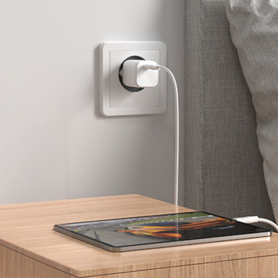 Vention FAKG0-EU USB-C GaN Gyorstöltő Hálózati Adapter 30W - Zöld