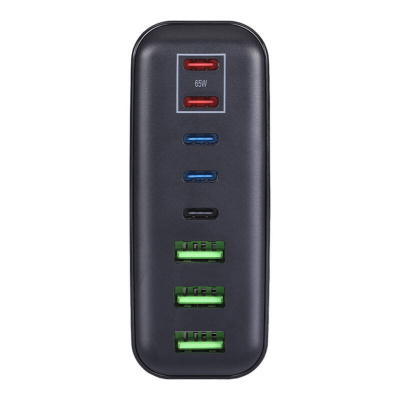 BlitzWolf BW-S26 Gyorstöltő Hálózati Adapter 250W - Fekete