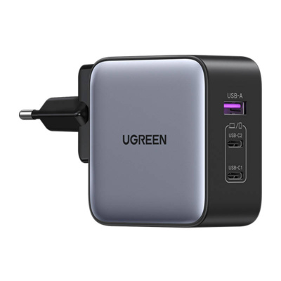 Ugreen Nexode USB + USB-C Gyorstöltő Hálózati Adapter 65W