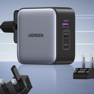 Ugreen Nexode USB + USB-C Gyorstöltő Hálózati Adapter 65W