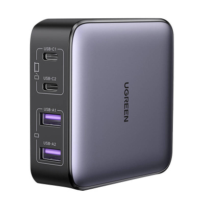 UGREEN CD327 Nexode USB + USB-C Gyorstöltő Hálózati Adapter 65W - Szürke